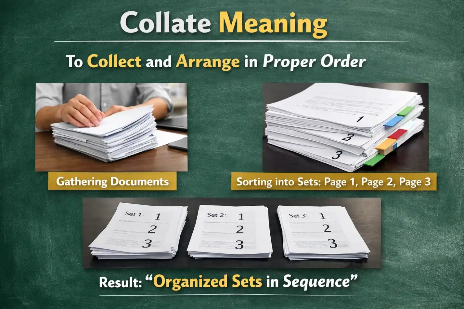collate meaning