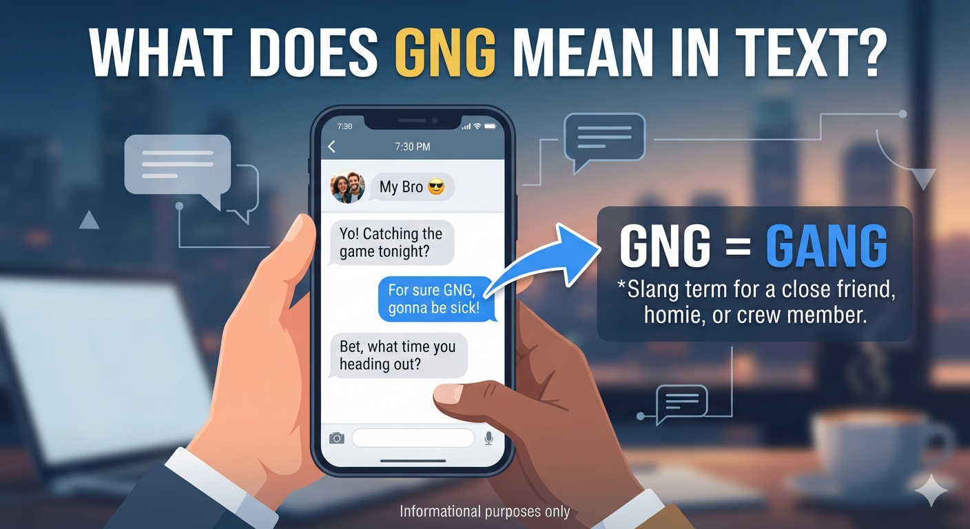 What Does GNG Mean in Text?